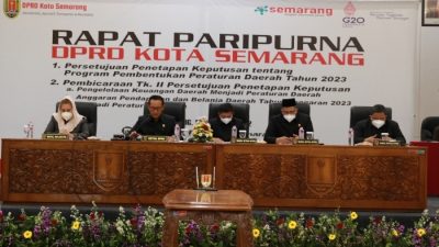 APBD Kota Semarang 2023 Disahkan