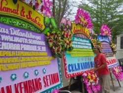 Banjir Karangan Bunga Ucapan Selamat Hendrar Prihadi Jabat Kepala LKPP