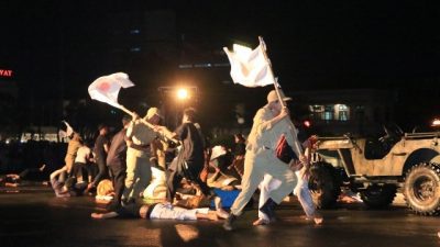 Kenang Peristiwa Pertempuran Lima Hari di Semarang Lewat Teatrikal dan Tembakan Meriam