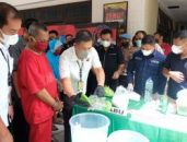 Ditresnarkoba Polda Jateng Musnahkan Barang Bukti Sabu 3,4 Kg Dimusnahkan