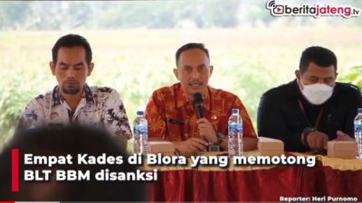 [Video] Empat Kades di Blora Minta Maaf karena Potong BLT
