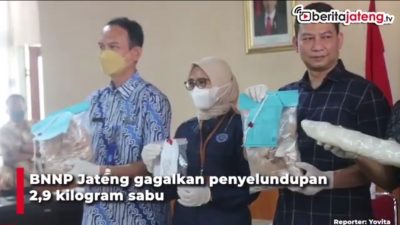 [Video] Penyelundupan 2,9 Kilogram Sabu dari Malaysia Digagalkan