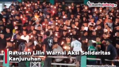 [Video] Ratusan Lilin Warnai Aksi Solidaritas Kanjuruhan