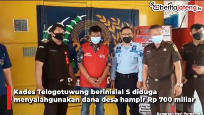 [Video] Diduga Korupsi Dana Desa, Kades di Blora Ditahan