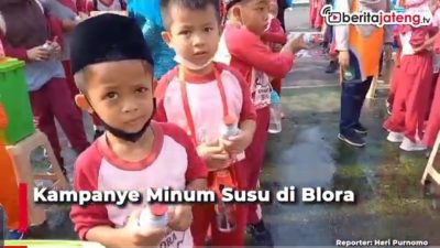 [Video] Kampanye Minum Susu di Blora