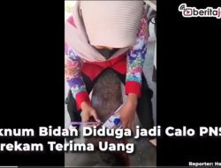 [Video] Oknum Bidan Diduga jadi Calo PNS, Terekam Terima Uang