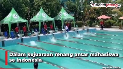 [Video] Mahasiswa Unnes Sabet 6 Emas Kejuaraan Renang