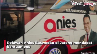 [Video] Relawan Anies di Jateng Dapat Bantuan Bus