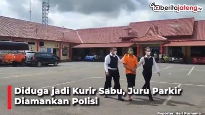 [Video] Diduga jadi Kurir Sabu, Juru Parkir Diamankan Polisi