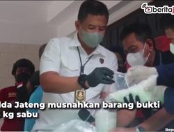 [Video] Pemusnahan Barang Bukti 3,4 Kilogram Sabu