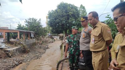 Tinjau Banjir di Wahyu Utomo, Iswar Akan Investasi Fungsi Lahan di Wilayah Atas