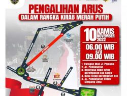 Ada Kirab Merah Putih, Sejumlah Ruas Jalan di Semarang Tutup Sementara