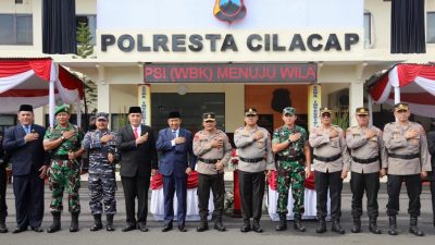 Kapolda Jateng Resmikan Polres Cilacap Jadi Polresta Cilacap