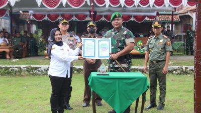 Dandim 0721/Blora Pimpin Upacara Penutupan TMMD Sengkuyung Tahap III TA 2022