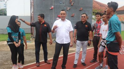 KONI Kota Semarang Ajak Atlet Panjat Tebing Konsisten Berlatih Siapkan Porprov
