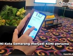 [Video] KONI Kota Semarang Gunakan Absensi Pengenalan Wajah