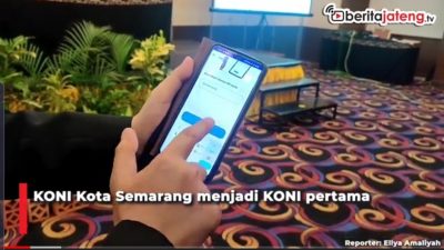 [Video] KONI Kota Semarang Gunakan Absensi Pengenalan Wajah