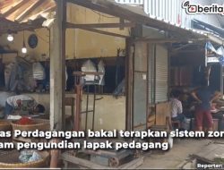 [Video] Pengundian Lapak Pedagang Johar Pakai Sistem Zonasi