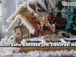 [Video] Biskuit Jahe Raksasa jadi Dekorasi Natal