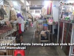 [Video] Satgas Pangan Pastikan Stok Sembako Cukup Jelang Nataru