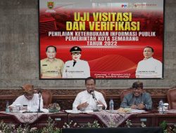 Semarang Raih Nilai Sempurna Uji Visitasi Pemeringkatan Keterbukaan Informasi Badan Publik 2022