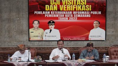 Semarang Raih Nilai Sempurna Uji Visitasi Pemeringkatan Keterbukaan Informasi Badan Publik 2022