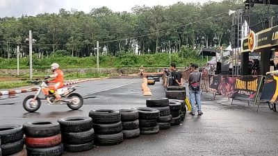 Trial Game Aspalt 2022 Sirkuit Mijen Semarang Seri Ketiga Perebutkan Juara Umum Supermoto Dikelasnya
