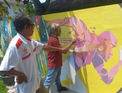 Inovasi Jelang Porprov 2023 Tembok KONI Blora di Mural Cabor