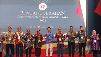 Blora Terima IGA Award 2022 dari Kemendagri Sebagai Kabupaten Sangat Inovatif
