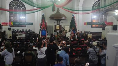 1.078 Personil Gabungan Amankan Ibadah Natal dan Perayaan Tahun Baru di Semarang