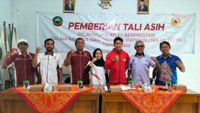 Sebanyak 131 Atlet dan 24 Pelatih Terima Tali Asih dari KONI Blora