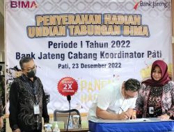 Bank Jateng Cabang Pati Serahkan Hadiah Undian Tabungan Bima