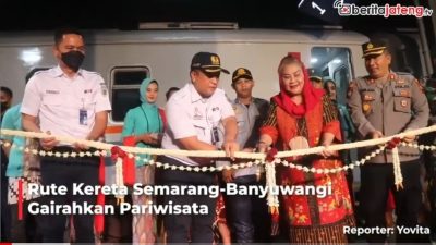 [Video] Rute Kereta Semarang-Banyuwangi Gairahkan Pariwisata