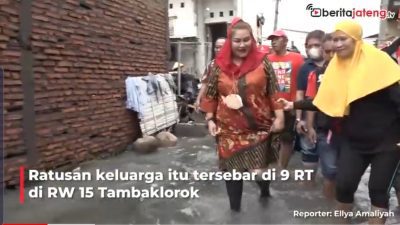 [Video] 700 Keluarga Terdampak Banjir Rob di Semarang
