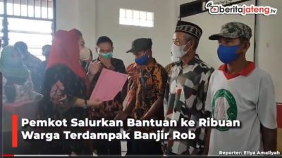 [Video] Pemkot Semarang Salurkan Bantuan ke Ribuan Warga Terdampak Banjir Rob