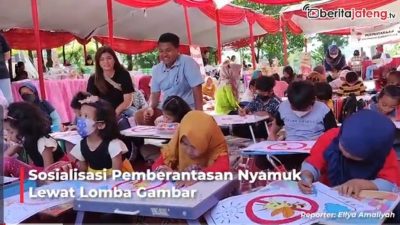 [Video] Sosialisasi Pemberantasan Nyamuk Lewat Lomba Gambar