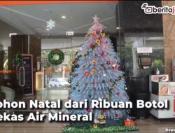 [Video] Pohon Natal dari Ribuan Botol Bekas Air Mineral