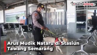 [Video] Arus Mudik Nataru di Stasiun Tawang Semarang Meningkat