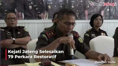 [Video] Kejati Jateng Selesaikan 79 Perkara Restoratif