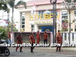 [Video] Puluhan Anggota Ormas Geruduk Kantor BPN Blora
