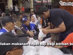 [Video] Dapur Umum Salurkan Ribuan Nasi Bungkus ke Korban Banjir