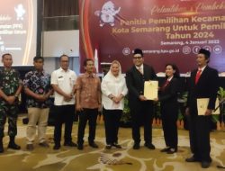KPU Kota Semarang Lantik 80 PPK, Siap Laksanakan Tahapan Pemilu 2024