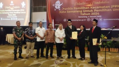 KPU Kota Semarang Lantik 80 PPK, Siap Laksanakan Tahapan Pemilu 2024
