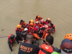 Tim SAR Berhasil Evakuasi Jenazah Pria Tenggelam di Sungai Cangkol