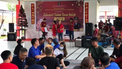 Warga Binaan Rayakan Imlek Bersama Keluarga di Lapas Semarang