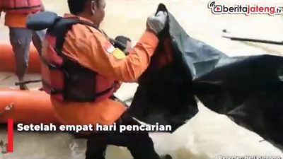 [Video] Hilang Terseret Arus Sungai, Tim SAR Temukan Jasad Petani