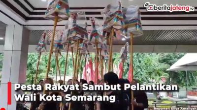 [Video] Pesta Rakyat Sambut Pelantikan Wali Kota Semarang