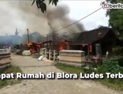 [Video] Empat Rumah di Blora Ludes Terbakar