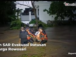 [Video] Tim SAR Evakuasi Ratusan Warga Rowosari