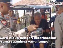 [Video] Pasutri Ini Dapat Bantuan Motor Roda Tiga dari Polres Blora